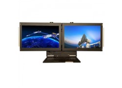 KVM-2402W2上架式 24"双屏KVM控制台