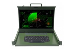 KVM-1704R 4口加固KVM控制台