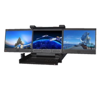 KVM-1703W3 三屏单口KVM